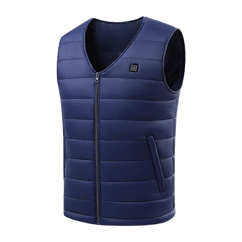 Gilet Chauffant 16 Zones Homme & Femme – Veste Chauffante Hiver (Batterie USB Non Incluse)