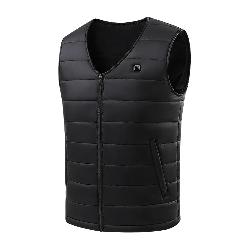 Gilet Chauffant 16 Zones Homme & Femme – Veste Chauffante Hiver (Batterie USB Non Incluse)